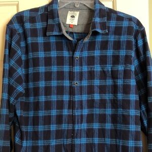 Blue Plaid Men's Shirt